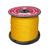 #6 3/16 HOLLOW BRAIDED POLYPRO ROPE YELLOW